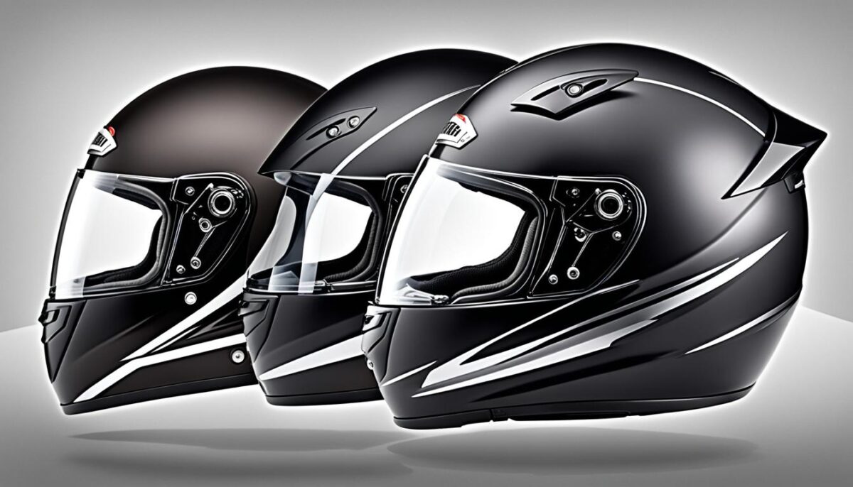cruiser motorcycle helmet features
